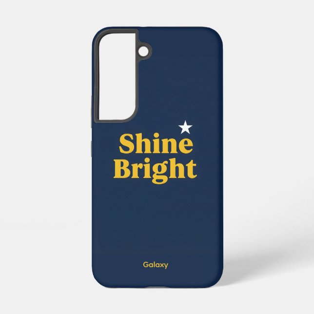 Shine Bright Dreamy Samsung Galaxy S22 Coque (Verso)