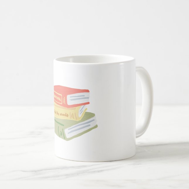 Shine Bright Mug - Fun Star Sticker Design pour en (Devant droit)