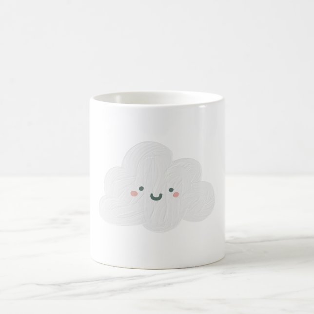 Shine Bright Mug - Fun Star Sticker Design pour en (Centre)