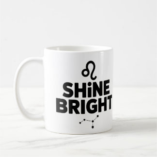 Shine Bright Mug - Leo Astrology Coffee