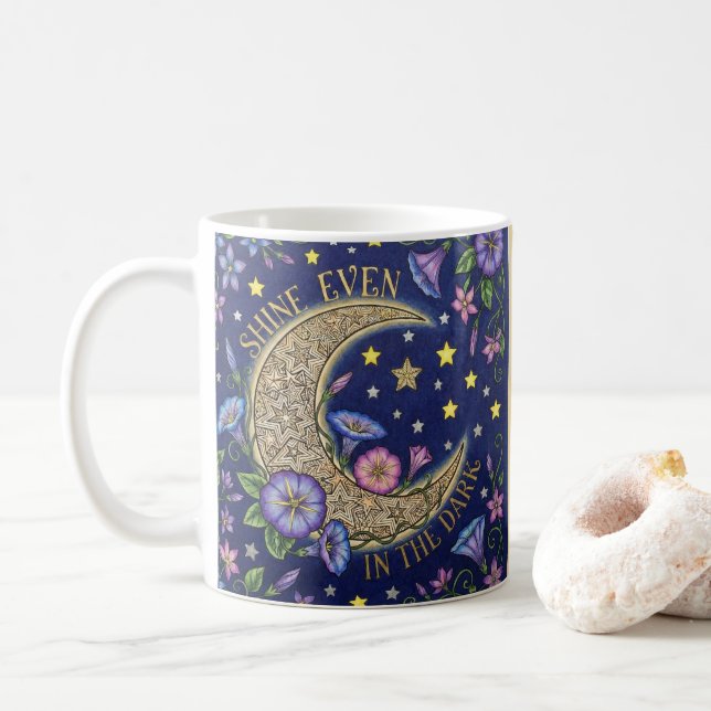 Shine Even In The Dark Coffee Mug (Avec donut)