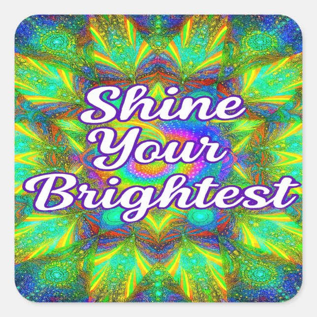 Shine Your Brightest –Kaleidoscope Sticker (Devant)