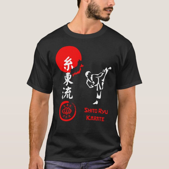 Shito Ryu Karate Spirit - Karate Art T-Shirt (Devant)