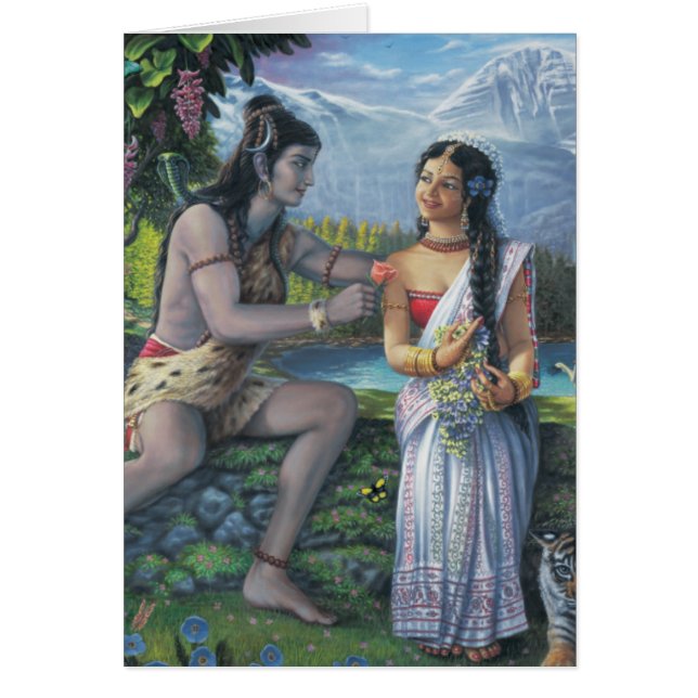 Shiva et Parvati - le couple Tout-Propice (Devant)