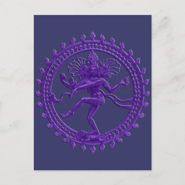 Shiva la carte postale de la danseuse cosmique (Devant)