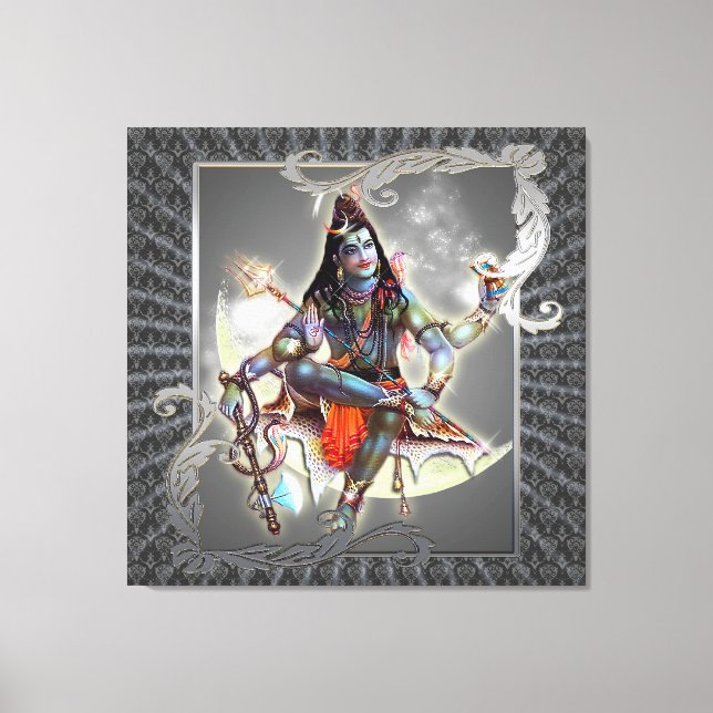 Shiva - Magie De Gris - Toile Enveloppée (Recto)