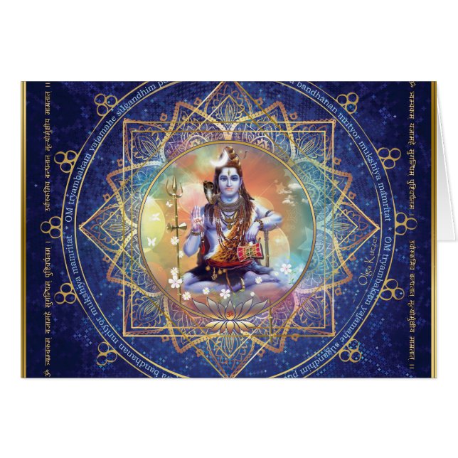 Shiva Mahamrityunjaya - épuration de karma (Devant horizontal)