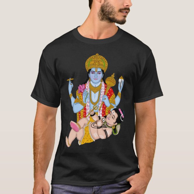 Shiva & Vishnu T-Shirts – Spiritual Wear for Devot (Devant)