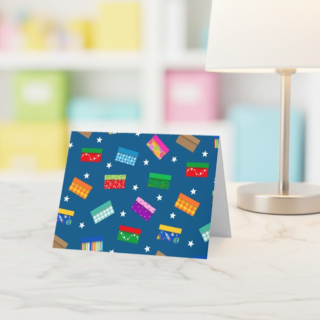 Shobox Star Carte de remerciements - Bleu (Créateur téléchargé)