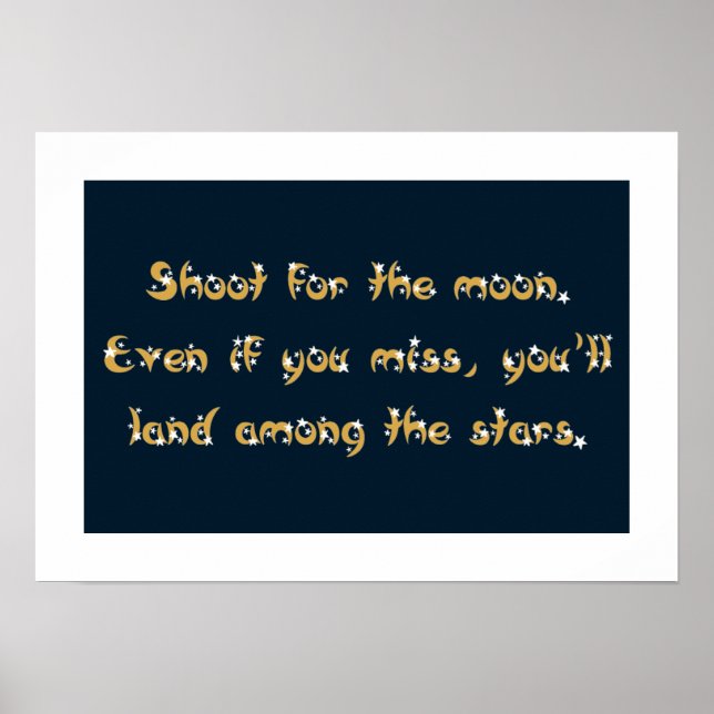 Shoot for the Moon poster (Devant)