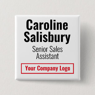 Shop, Store, or Company Identity Badge