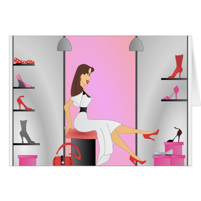 Shopping de chaussures (Devant Horizontal)