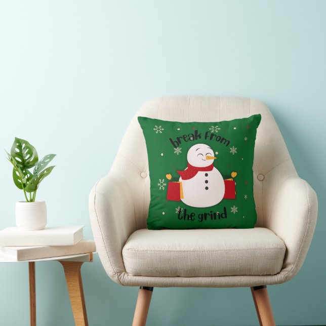 Shopping Snowman BFTG Coussin (Chaise)