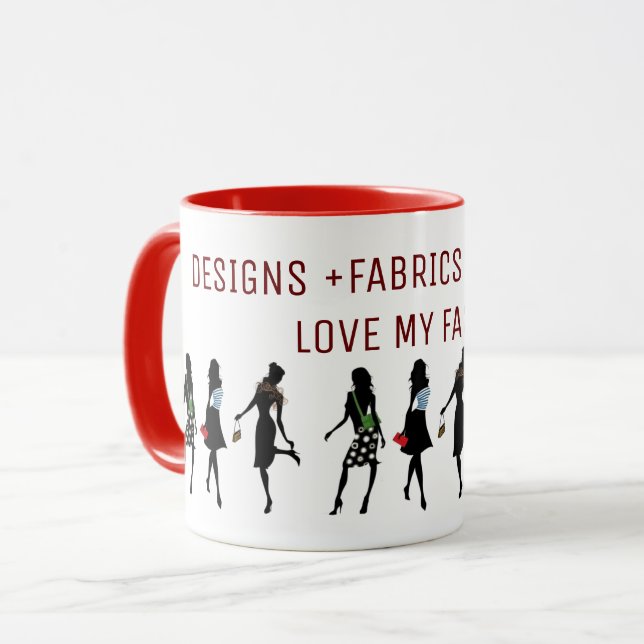 SHOPPPING QUEEN COLLECTION CAFÉ MUG (Devant gauche)