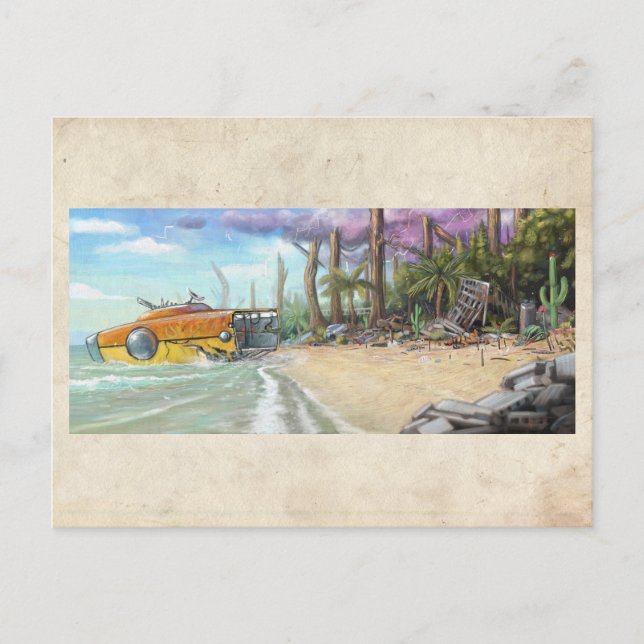 Shore Of Destruction - Carte Postale (Devant)