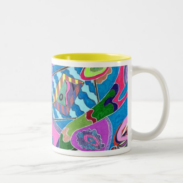 Shore rose, Mug Art Abstrait (Droit)