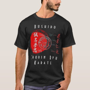 Shorin Ryu Karate Bushido Valeurs Budo T-Shirt