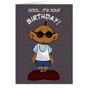 Short Sleevez Carte d'anniversaire