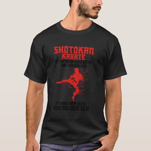 Shotokan Karate Praticioner Sweat Dries Shotokan (Devant)
