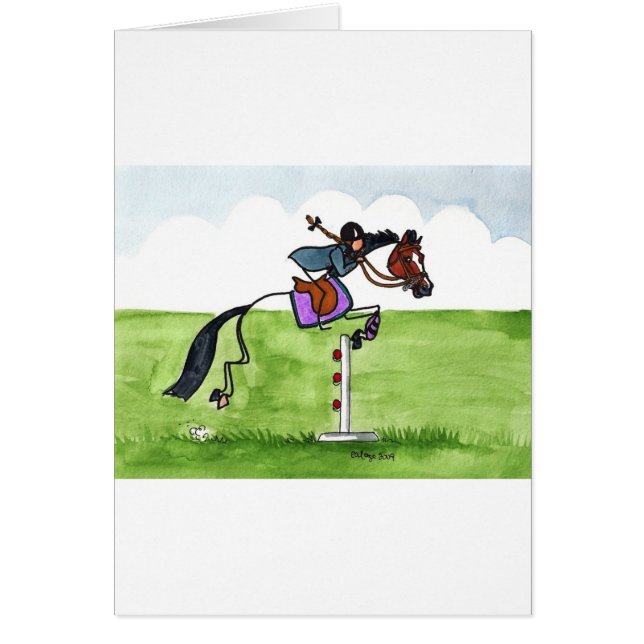 Showjumping de poney de CHEVAL de BÂTON (Devant)