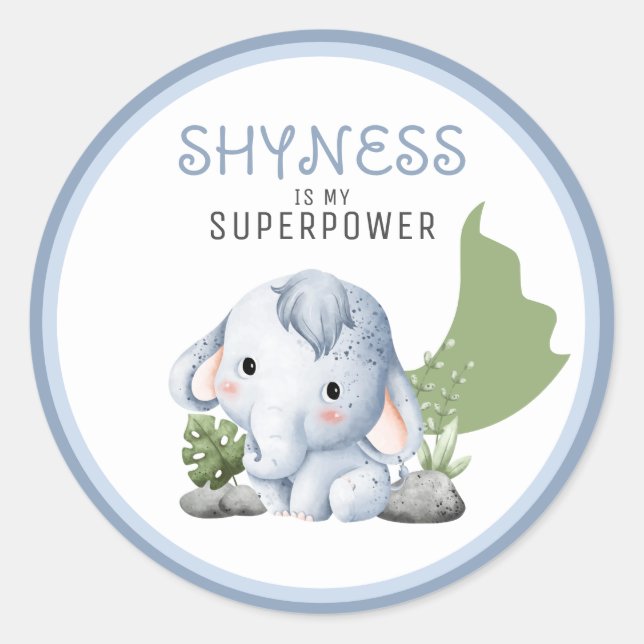 Shyse Est Mon Stickers Superpower (Devant)