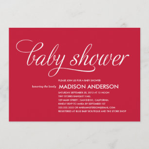 SI DOUCE INVITATION BABY SHOWER
