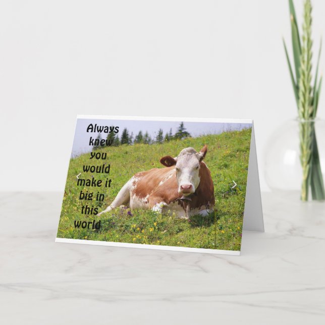 SI HEUREUX ET VOUS VOULEZ FÉLICITER VOTRE CARTE (Devant)