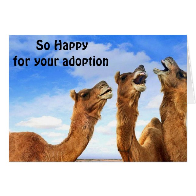 SI HEUREUX POUR VOTRE ADOPTION (Devant horizontal)