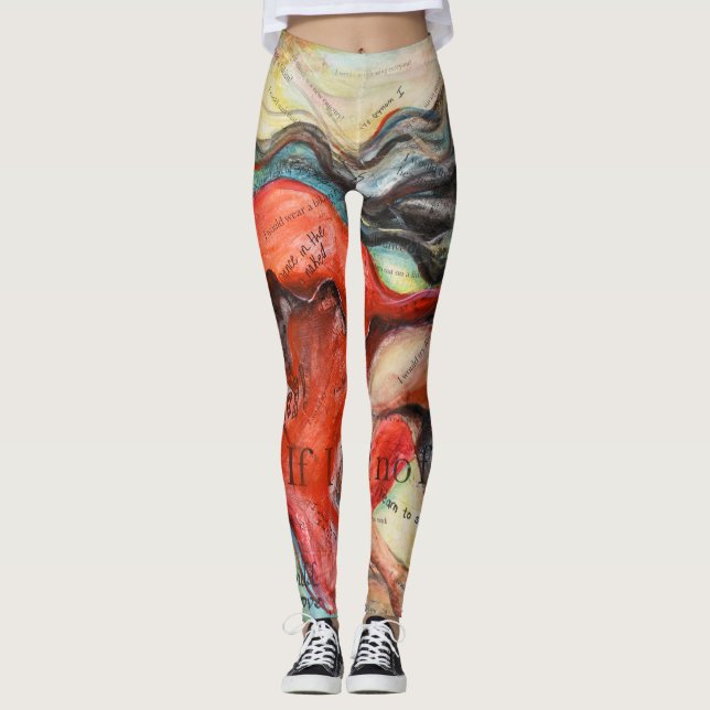 "Si je n'avais pas peur" Leggings (Devant)