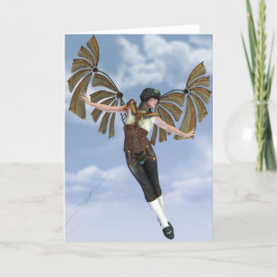 Si je pouvais voler Carte pour notes Steampunk