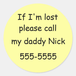 SI JE SUIS PERDU... stickers