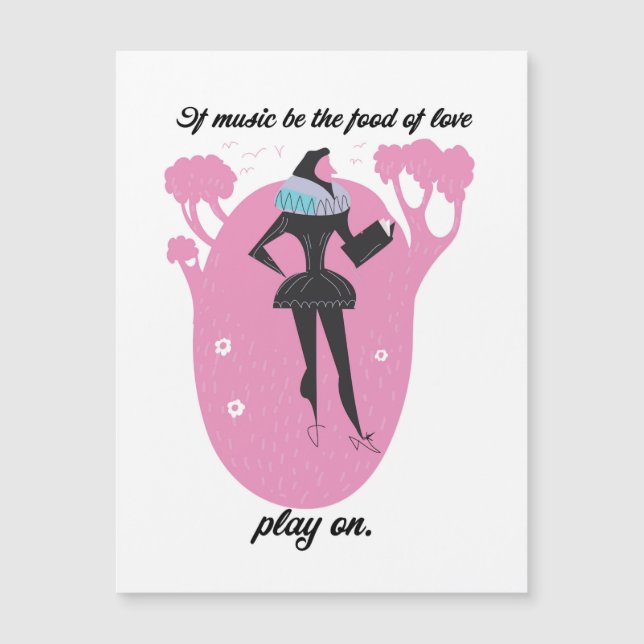 Si la musique est la nourriture de l'amour jouer s (Devant)