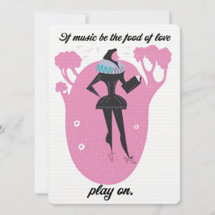 Si la musique est la nourriture de l'amour, jouez 