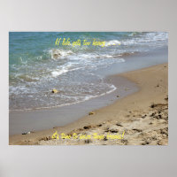 Si la vie devient trop lourde Plage (2) Poster