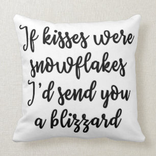 Si les baisers étaient coussin de flocons de neige