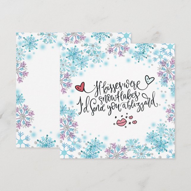 Si les baisers étaient des flocons de neige, je t' (Devant / Derrière)