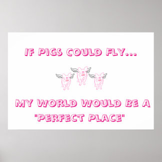 Si Les Chiens Pouvaient Voler Poster