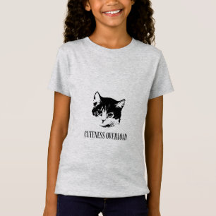 Si mignon ! T-shirt chat drôle avec un adorable ch