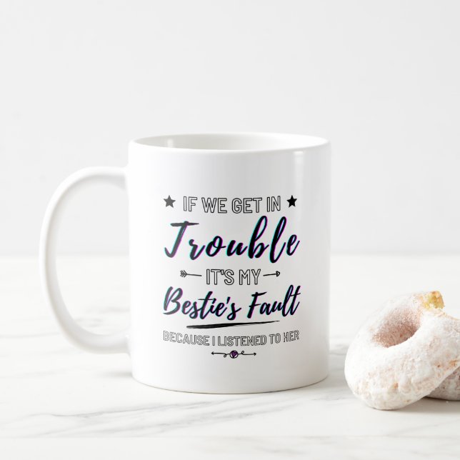 Si Nous Sommes En Difficulté Drôle Café Mug (Avec donut)