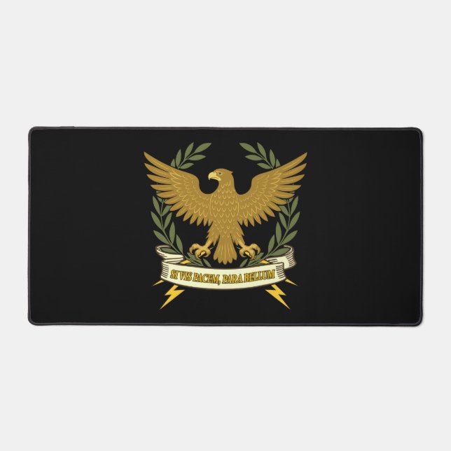 Si Vis Pacem, Para Bellum.. Eagle and lightning  (Recto)