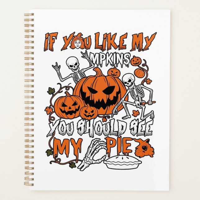 Si vous aimez les citrouilles Halloween Skeleton P (Devant)