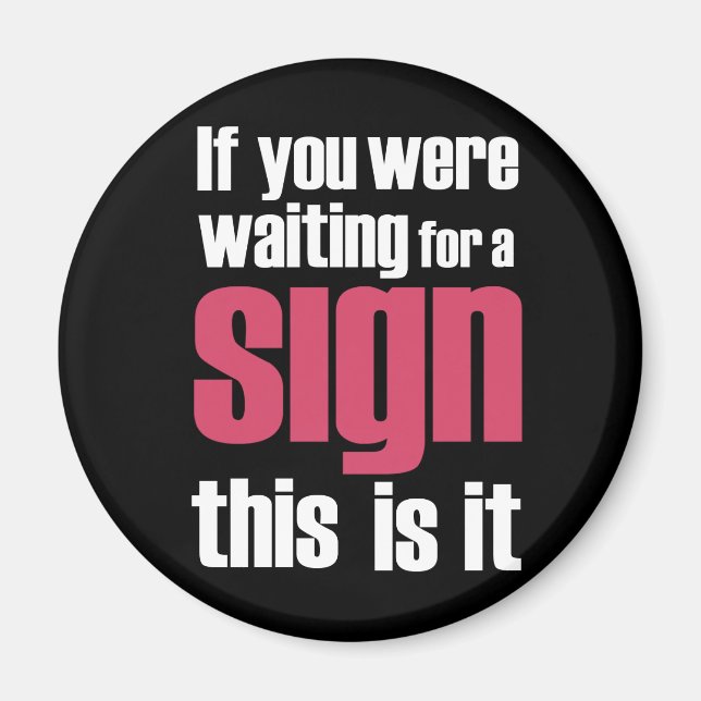 Si vous étiez... magnets de slogan (Devant)