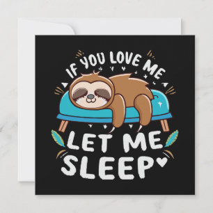 Si vous m'aimez laissez-moi dormir