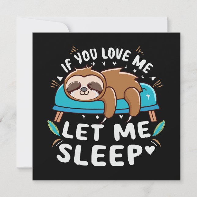 Si vous m'aimez laissez-moi dormir (Devant)