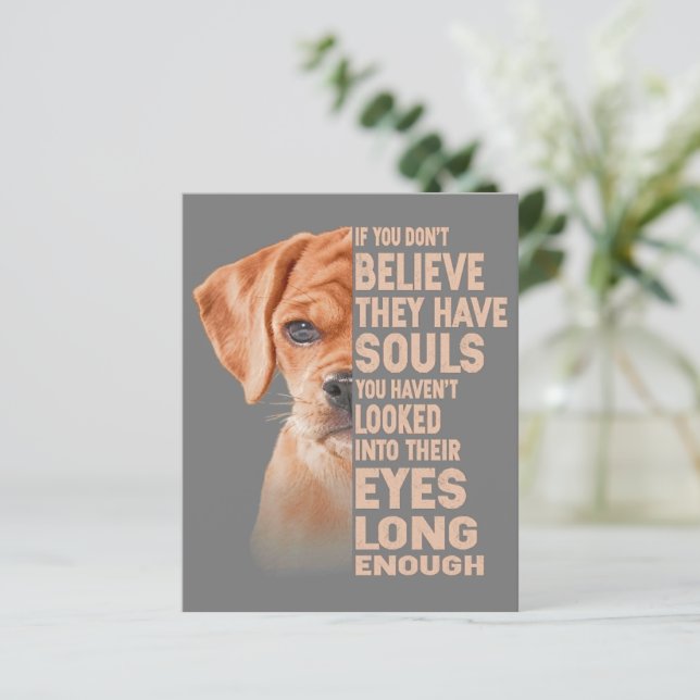 Si vous ne croyez pas qu'ils ont des âmes Puggle a (Debout devant)