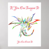 Si Vous Pouvez L'Imaginer Poster D'Art Mur
