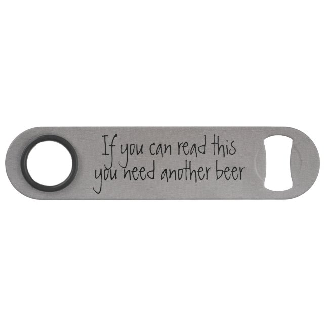 Si vous pouvez rougir ce Drôle Bottle Opener (Devant (Horizontal))