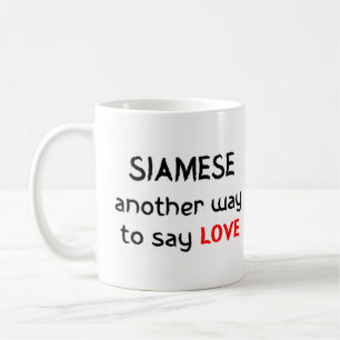 siamese amour café tasse