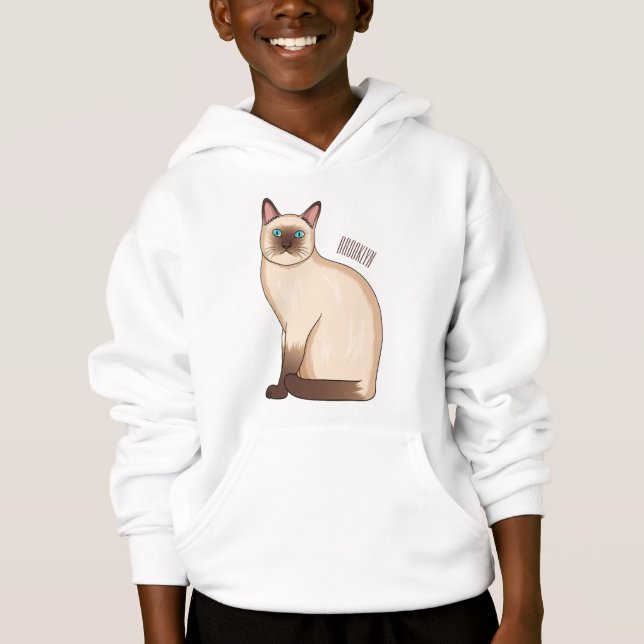 Siamese cat cartoon (Devant)