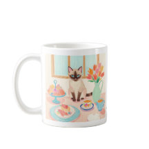 Siamese Cat & Sweat Treats Mug